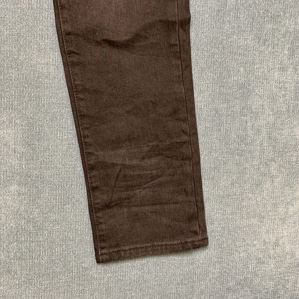 Aeropostale Skinny Taper Jeans Mens 28x32 Black Denim Distressed Dark Wash